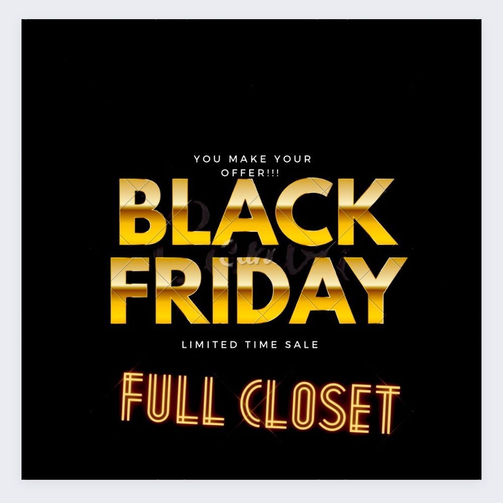 MAKE YOUR OFFER on ALL ITEMS! #BlackFriday #Sale #ChristmasGifts